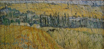 Auvers sotto la pioggia da Vincent van Gogh
