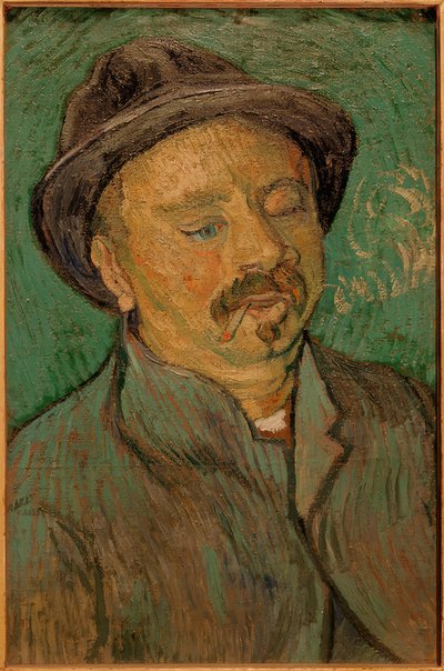 Ritratto di un uomo con un occhio solo da Vincent van Gogh