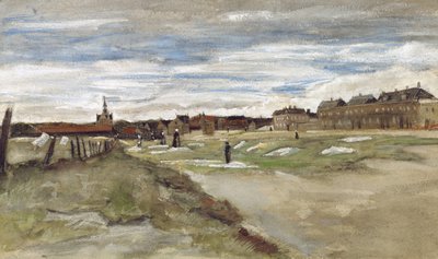 "Blanchisserie à Scheveningen" Candeggio a Scheveningen (recto); "Femme de Scheveningen" Donna di Scheveningen (verso) da Vincent van Gogh