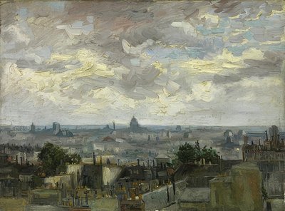 Veduta di Parigi, 1886 da Vincent van Gogh