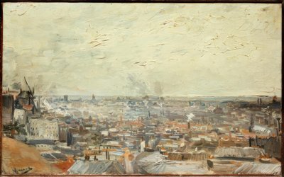 Vista di Parigi da Montmartre da Vincent van Gogh