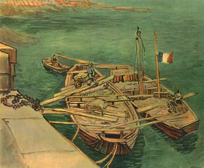 Barche sul Rodano, agosto 1888, 1947 da Vincent van Gogh