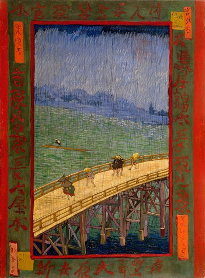 Ponte sotto la pioggia da Vincent van Gogh