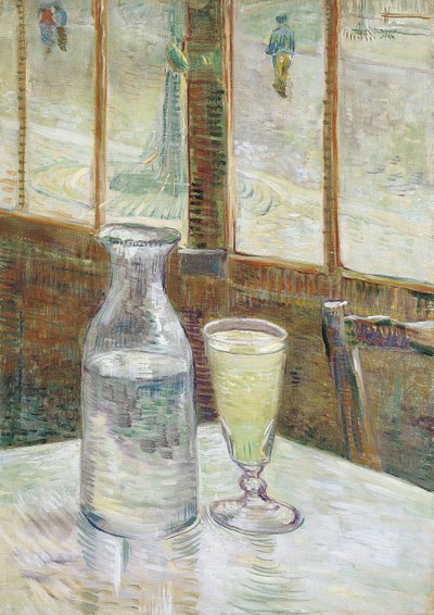 Tavolo da caffè con assenzio da Vincent van Gogh