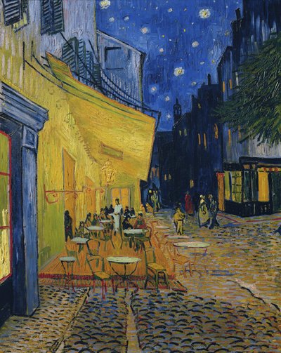 Terrazza del caffè, Place du Forum, Arles, 1888 da Vincent van Gogh