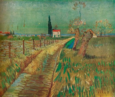 Cottage tra i campi, c1890 da Vincent van Gogh