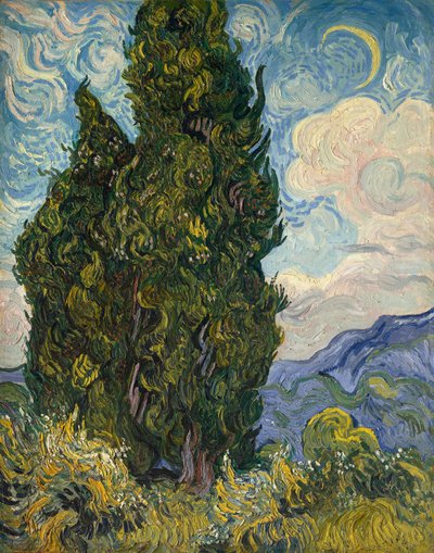 Cipressi da Vincent van Gogh