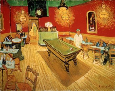 Il caffè di notte in Place Lamartine ad Arles da Vincent van Gogh
