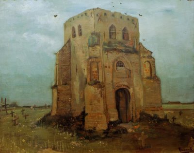 Il vecchio campanile di Nuenen, il cimitero dei contadini da Vincent van Gogh