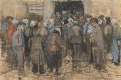I poveri e il denaro (Folla davanti all