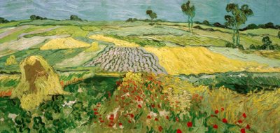 La pianura di Auvers da Vincent van Gogh