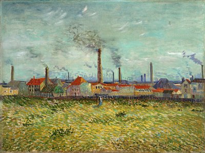 Fabbriche a Clichy da Vincent van Gogh