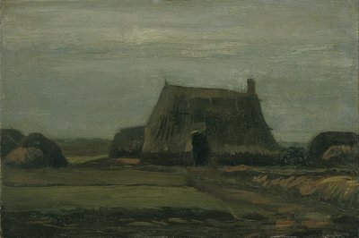 Fattoria con mucchi di torba da Vincent van Gogh