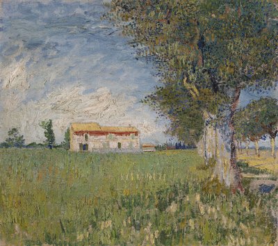 Fattoria in un campo di grano da Vincent van Gogh