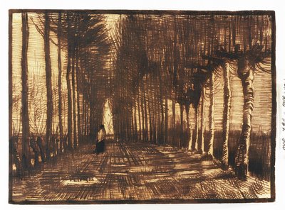 Figura su una Strada, 1884 da Vincent van Gogh
