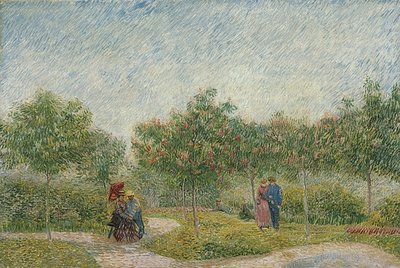 Giardino con coppie: Square Saint-Pierre da Vincent van Gogh