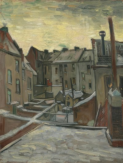Cortili interni ad Anversa da Vincent van Gogh