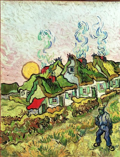 Casa e figura da Vincent van Gogh