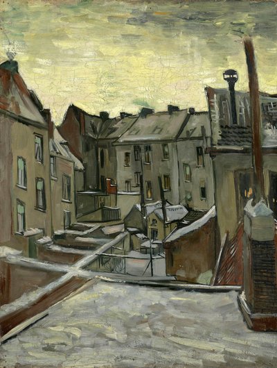 Case viste dal retro, Anversa da Vincent van Gogh