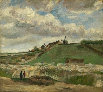 Collina di Montmartre con cava. Parigi, giugno - luglio 1886 da Vincent van Gogh