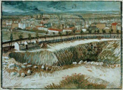 Paesaggio industriale – Alla periferia di Parigi vicino a Montmartre da Vincent van Gogh