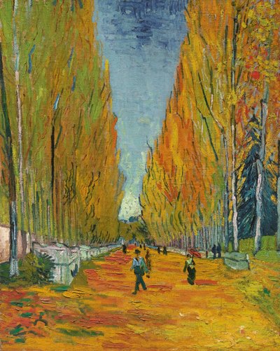 Il viale degli Alyscamps da Vincent van Gogh