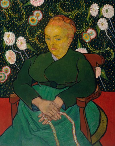 La Berceuse Donna che Culla una Culla, Augustine-Alix Pellicot Roulin da Vincent van Gogh