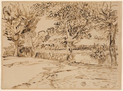 Paesaggio ad Arles da Vincent van Gogh