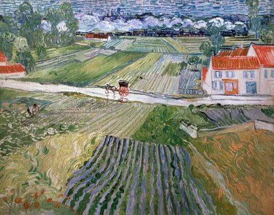 Paesaggio ad Auvers dopo la pioggia, 1890 da Vincent van Gogh