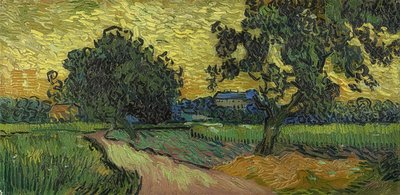 Paesaggio al crepuscolo da Vincent van Gogh