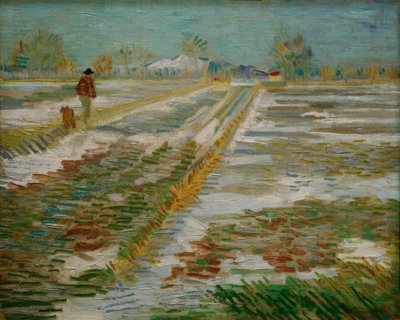 Paesaggio con neve da Vincent van Gogh