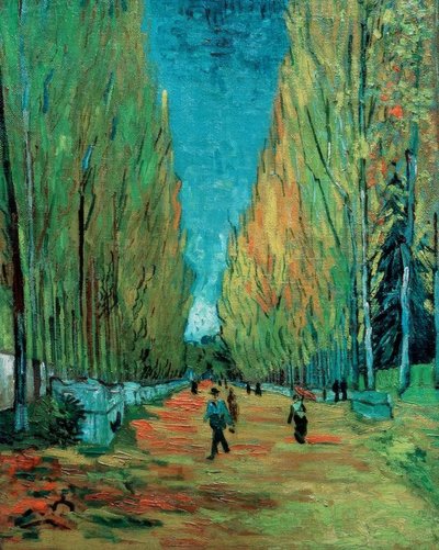 Les Alyscamps da Vincent van Gogh