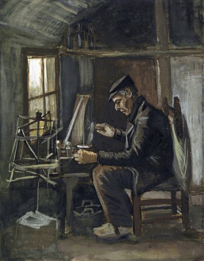 Uomo che avvolge il filo da Vincent van Gogh