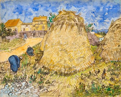 Meules de blé da Vincent van Gogh