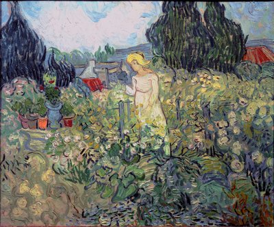 Miss Gachet nel suo giardino ad Auvers sur Oise da Vincent van Gogh