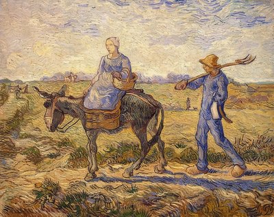 Mattina. Sulla strada per il lavoro da Vincent van Gogh