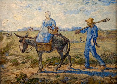 Mattina. Andare al lavoro (dopo Millet) da Vincent van Gogh