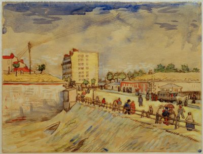 Porta della città di Parigi da Vincent van Gogh
