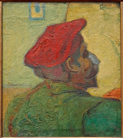Paul Gauguin (uomo con cappello rosso) da Vincent van Gogh