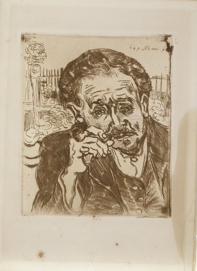 Ritratto del Dottor Gachet da Vincent van Gogh