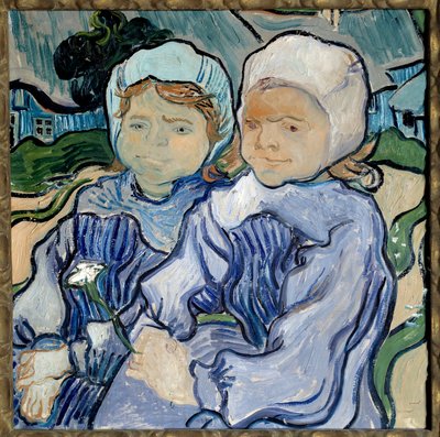 Ritratto di due ragazze Dipinto di Vincent Van Gogh 1890 Parigi, Museo d