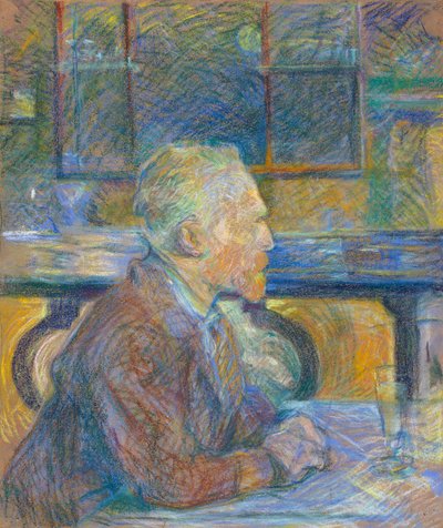 Ritratto di Vincent van Gogh (1853-1890) di Toulouse-Lautrec, Henri, de (1864-1901) da Vincent van Gogh