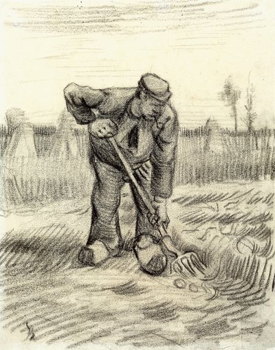 Raccoglitore di patate, 1885 da Vincent van Gogh