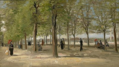 Passeggiata nel Jardin du Luxembourg. 1886 da Vincent van Gogh
