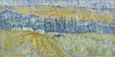 Pioggia: Auvers, 1890 da Vincent van Gogh