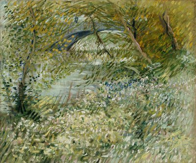 Riva del fiume in primavera da Vincent van Gogh