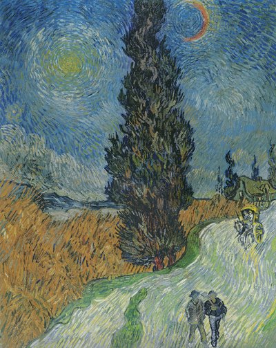 Strada con cipressi da Vincent van Gogh