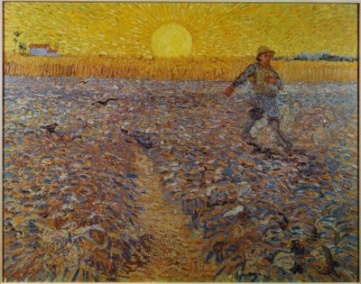 Seminatore al tramonto da Vincent van Gogh