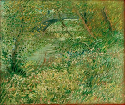 Riva della Senna in primavera al Pont de Clichy da Vincent van Gogh