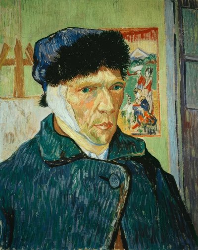 Autoritratto con orecchio bendato da Vincent van Gogh